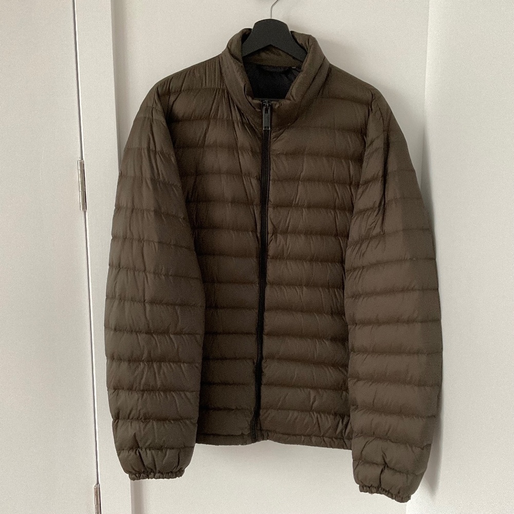 Calvin Klein olive down filled coat size XL